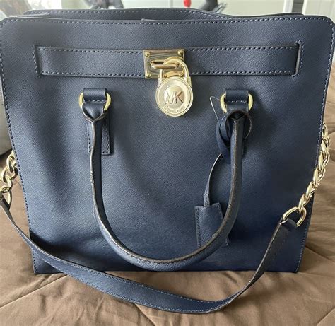 navy versus admiral michael kors|MICHAEL Michael Kors Studio Hamilton Large East West .